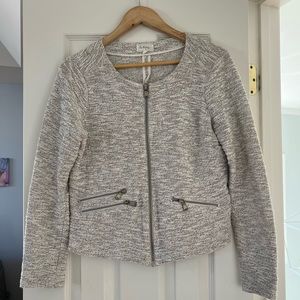 Lou & Grey Zip-Up Cropped Jacket